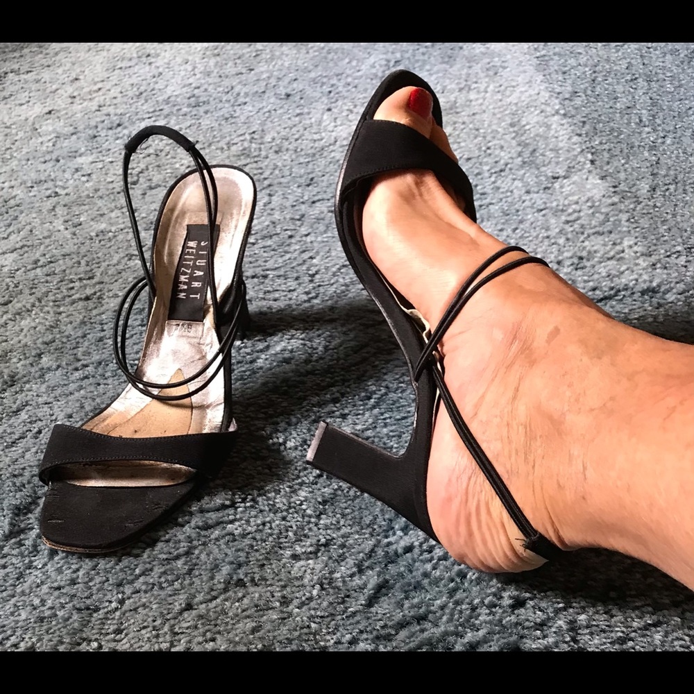 Stuart Weizmann Black Heels In Good Condition - image 1